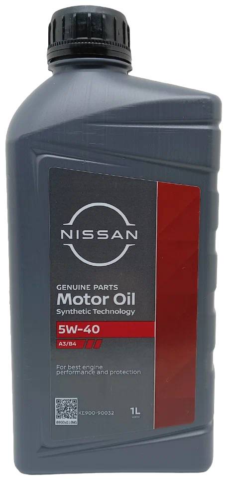 фото Моторное масло для NISSAN 5W-40 1л 