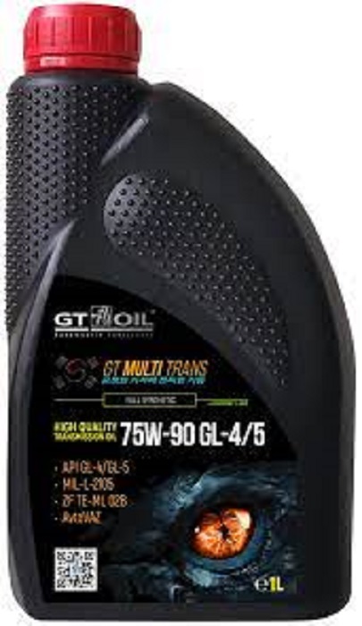 фото Трансмиссионное масло GT Oil MULTI  TRANS GL-4/GL-5 75W-90 1л 