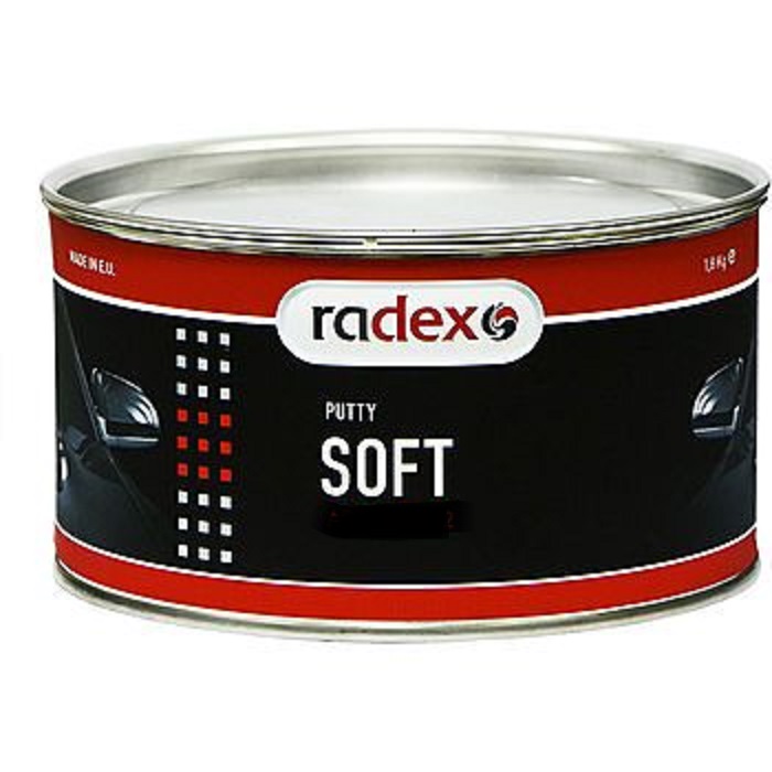 фото Шпатлевка Radex полиэфирная наполняющая Soft с отверд. 1 кг 