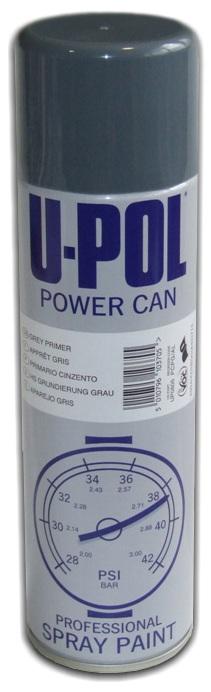 фото U-POL Грунт выравниватель Power Can PCPG/AL Аэрозоль серый 500 мл 