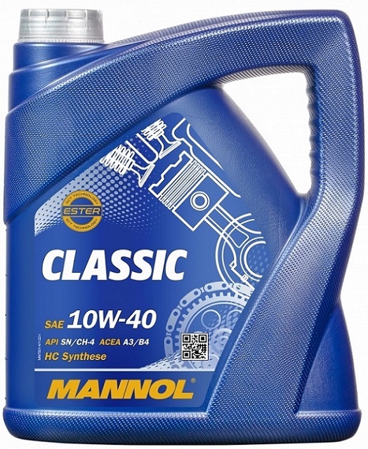 фото Моторное масло MANNOL Classic 10W-40 7501, 4л 