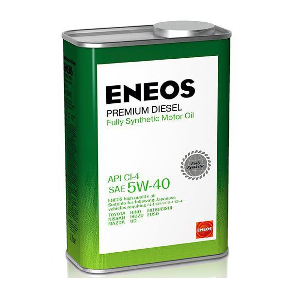 фото Моторное масло ENEOS Premium Diesel CI-4 5W-40 1л 