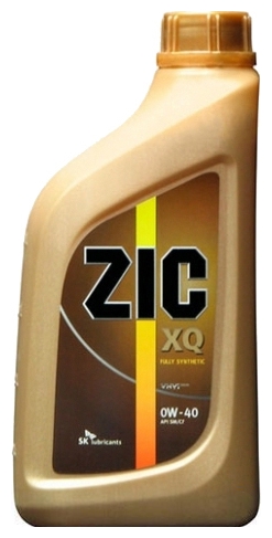фото Моторное масло ZIC XQ 0W-40 SM 1л. 