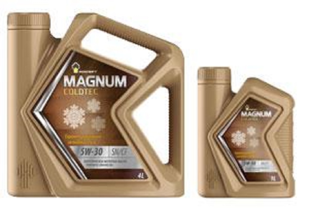 фото Моторное масло РосНефть 5W-30 Magnum Coldtec SN/CF 1 л 