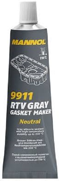 фото Герметик прокладка MANNOL Gasket Maker Gray neutral серый нейтральный силиконовый 85гр 