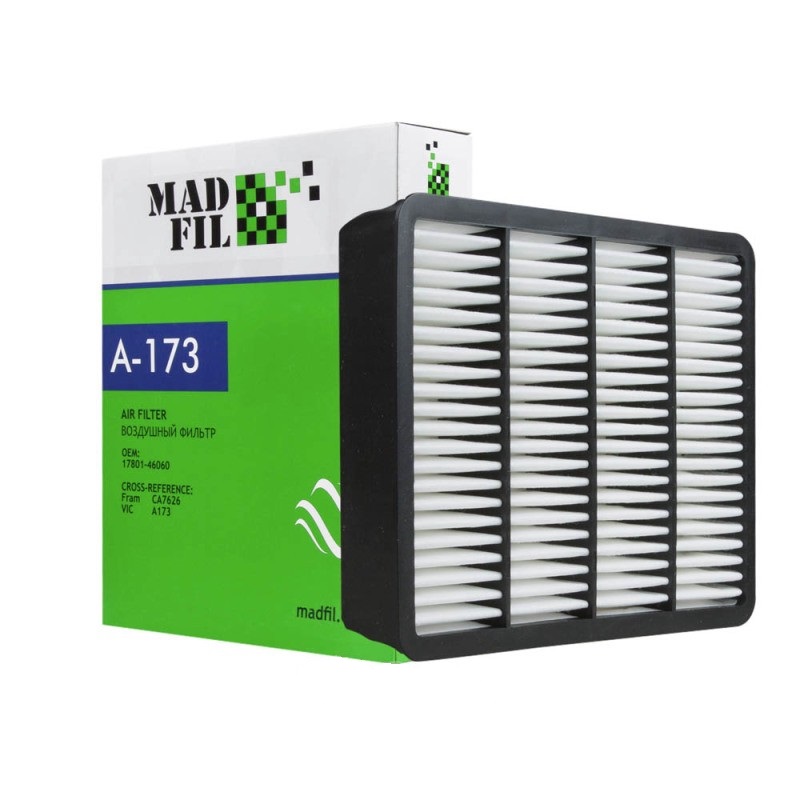 фото Фильтр воздушный MADFIL A-173 для TOYOTA (Аналог FILTRON AP143/1) 