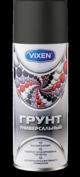фото Грунт универсальный 520 мл аэрозоль "VIXEN" черный 22888       