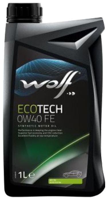 Картинка Моторное масло WOLF Ecotech 0W-40 1л FE 