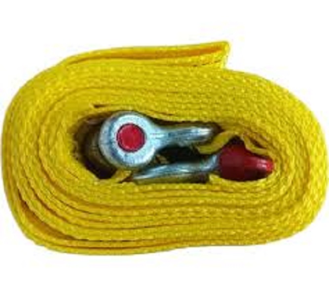 фото Трос буксировочный усиленный 4м 4т петля крепление шаклы TD-302 