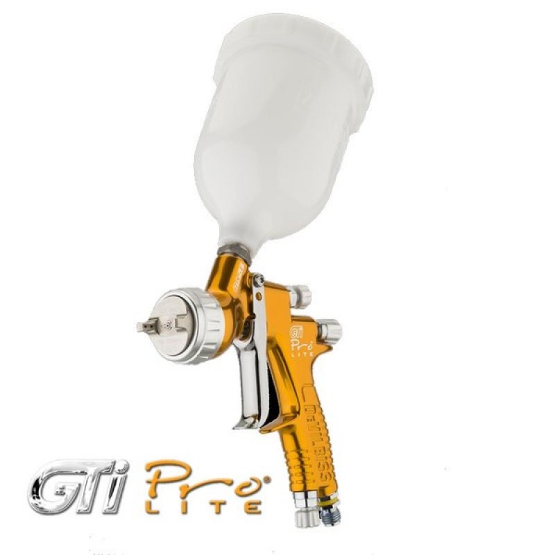 фото Краскораспылитель GTI-PRO  Lite с верхним бачком, сопло 1.3 мм PROL-TE10-13  