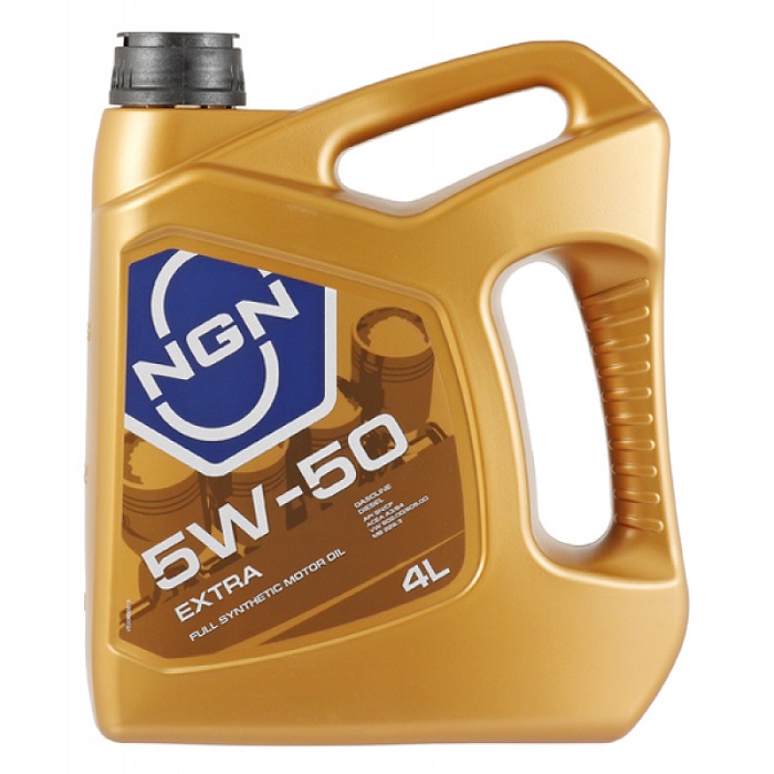 фото Моторное масло NGN 5W-50 SN/CF Extra 4л 