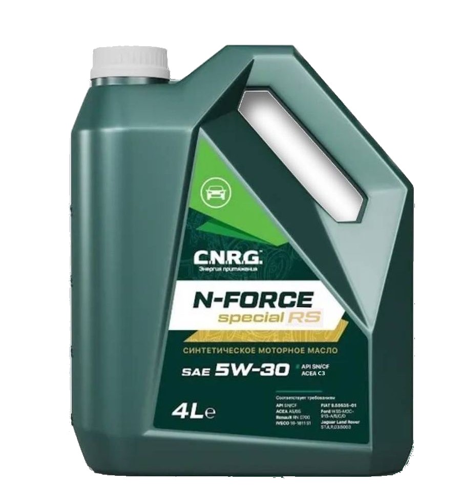 фото Моторное масло C.N.R.G. N-Force Special RS 5W-30 SN/CF C3, 4л в пластике 