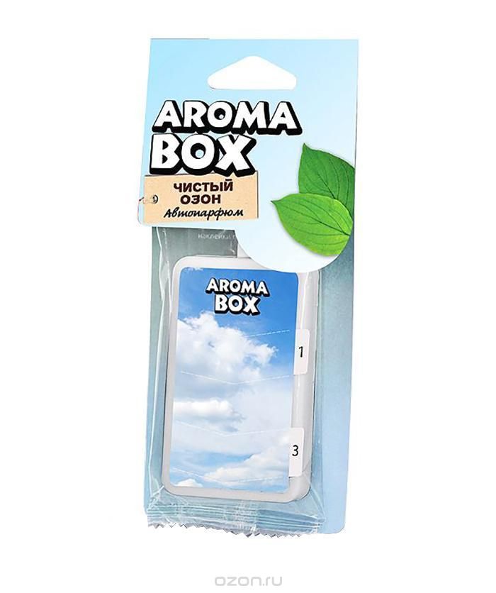 фото Ароматизатор подвесной 'AROMA BOX' чистый озон 