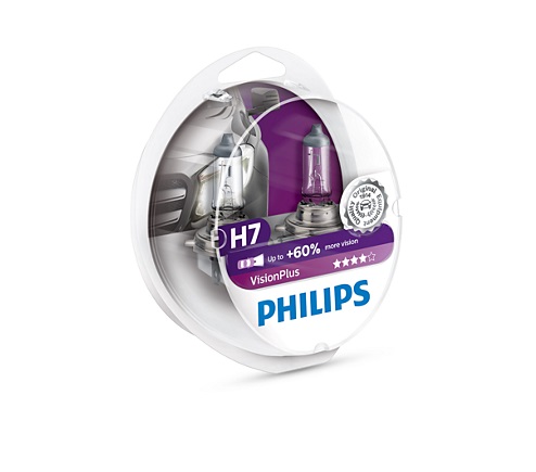 фото Автолампа Philips H7 12V 55W VisionPlus +60% S2 