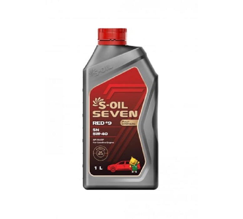 фото Моторное масло S-OIL Seven RED #9 SN 5W-40 1л. 