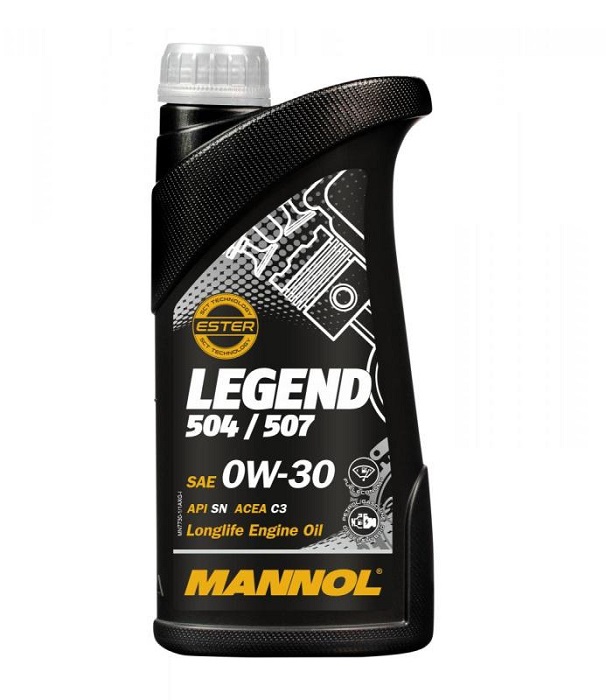 фото Моторное масло MANNOL Legend 504/507 0W-30 7730 1л 