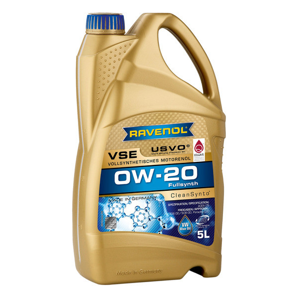 фото Моторное масло RAVENOL VSE SAE 0W-20, 5л 