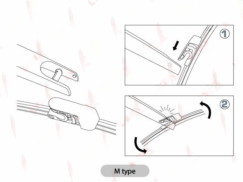 фото Щетка стеклоочистителя задняя LYNXauto 12"/30см LR30M 