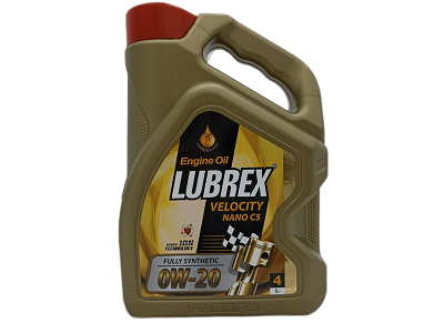 фото Моторное масло LUBREX VELOCITY NANO C5 API SN PLUS SAE 0W20, 4л 