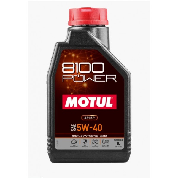 фото Моторное масло MOTUL 8100 Power 5W-40 1л. 