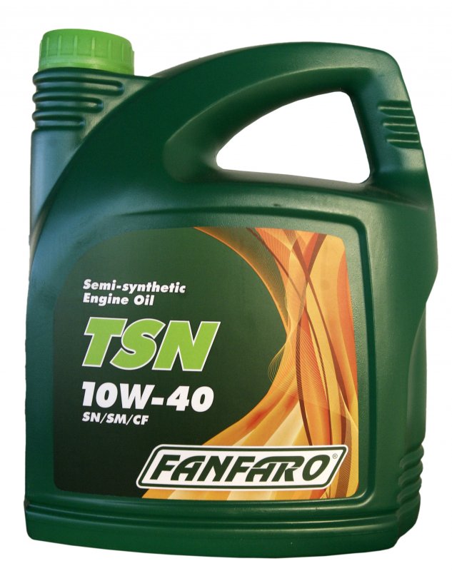 Картинка Моторное масло Fanfaro TSN SAE 10W-40 API SN/SM/CF/4L 