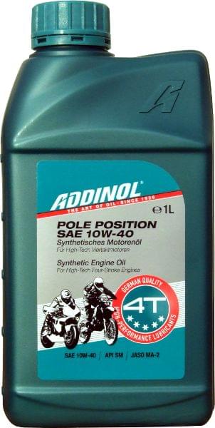 фото Моторное масло ADDINOL Pole Position 4-T для мотоциклов SAE 10W-40 1Л 