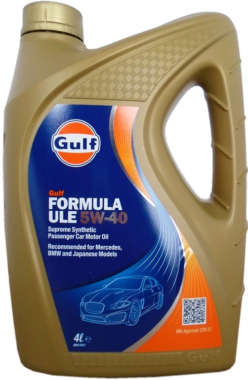 фото Моторное масло GULF Formula ULE SAE 5W-40 4л 