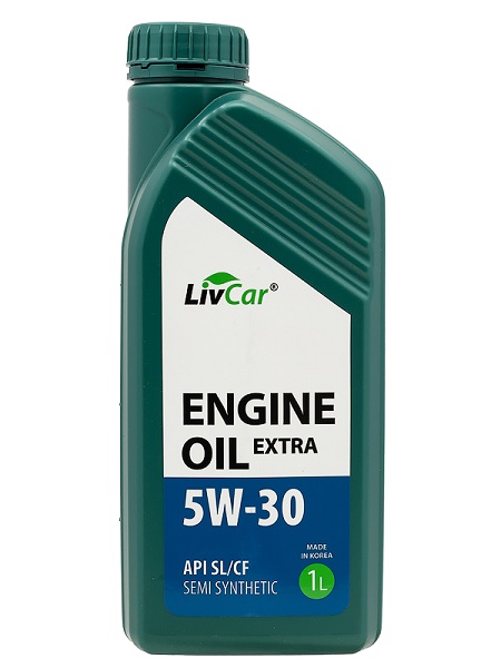 фото Моторное масло LIVCAR ENGINE OIL EXTRA 5W-30 SL/CF 1л 