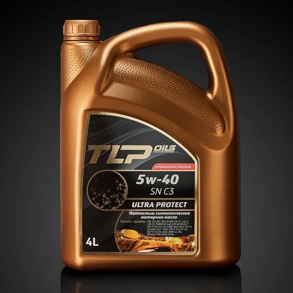фото Моторное масло TLP ULTRA PROTECT SN/CF A3/B4 5W-40 4л 