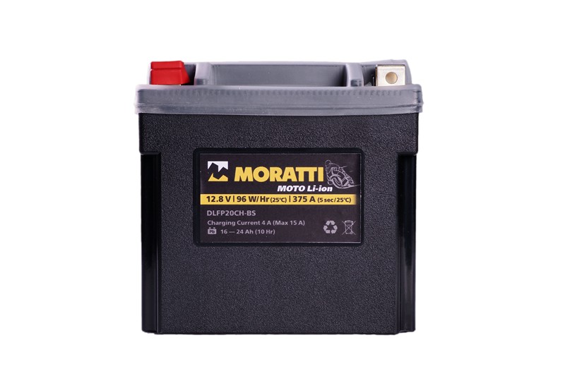 фото Аккумулятор Moratti 12,8 В 16-24 Ач Li-ion (YTX20CH-BS)  DLFP20CH-BS 