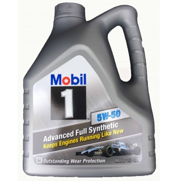 фото Моторное масло MOBIL 1 5W-50 4л 
