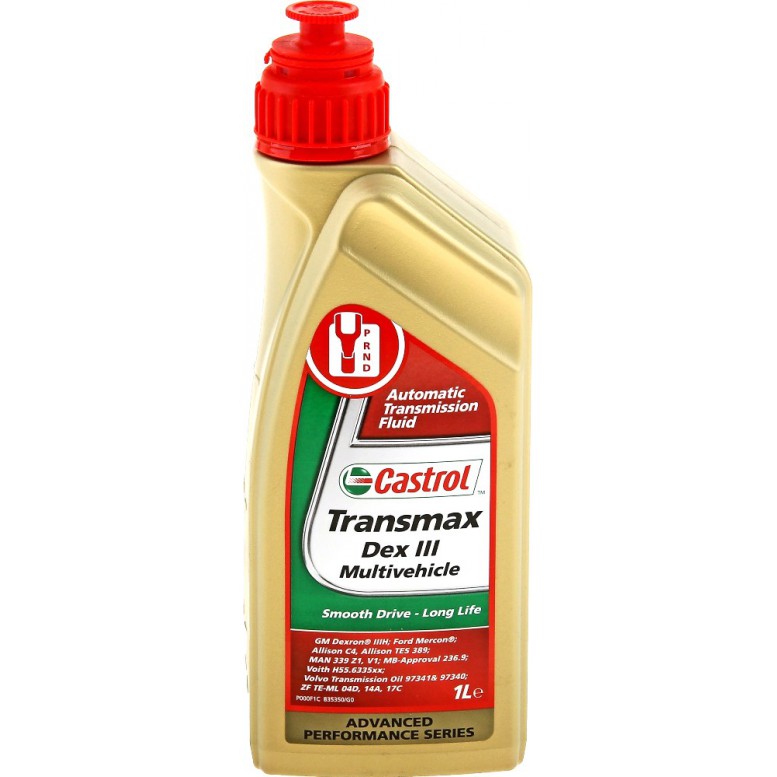 фото Трансмиссионное масло Castrol Transmax Dex III Multivehicle 1л 