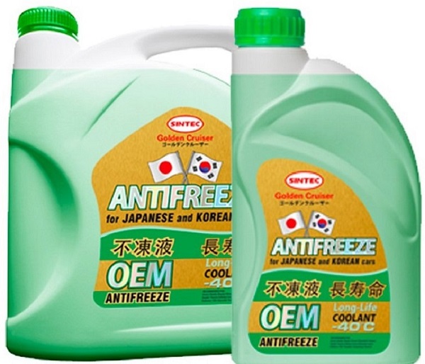 фото Антифриз Sintec OEM for JAPANESE and KOREAN зеленый 5кг 