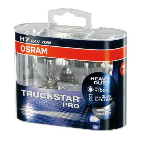 фото Автолампа OSRAM H7 70W 24V TRUCKSTAR PRO (Eurobox 2шт) 