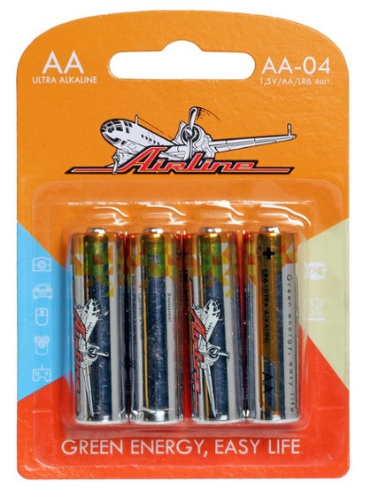 фото Элемент питания AIRLINE AA LR06 1 шт 
