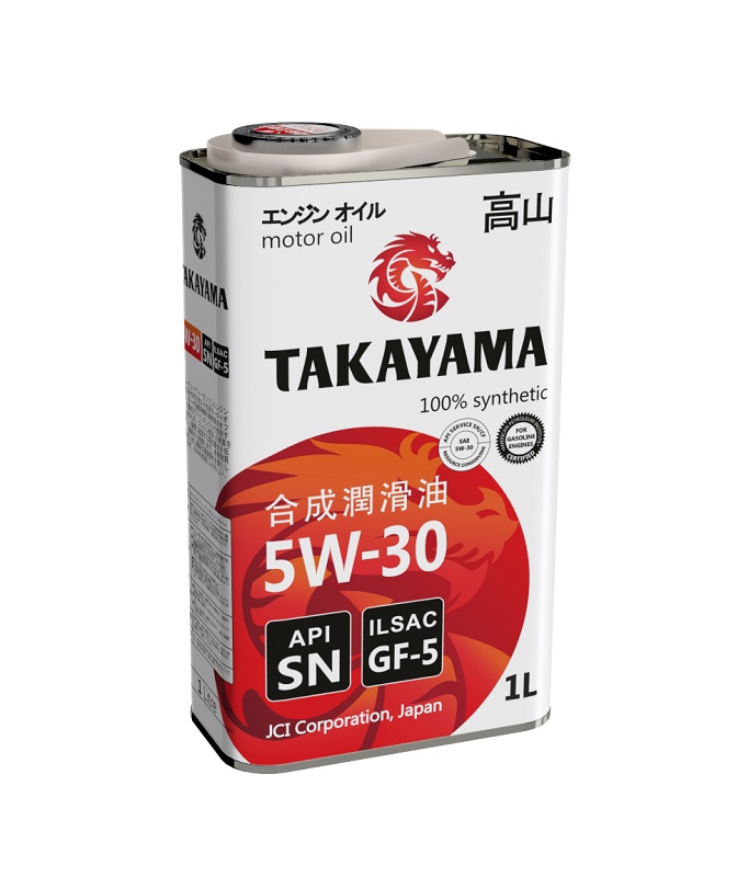 фото Моторное масло TAKAYAMA 5W-30 Synt GF-5 API SN 1л 