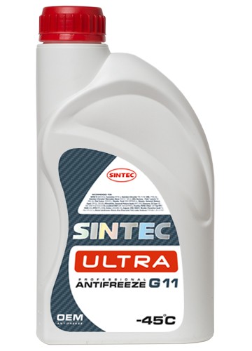 фото Антифриз Sintec Ultra -45 красный G11  1кг 