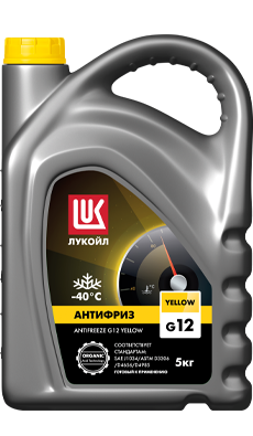 фото Антифриз Лукойл G12 Yellow 5л. 