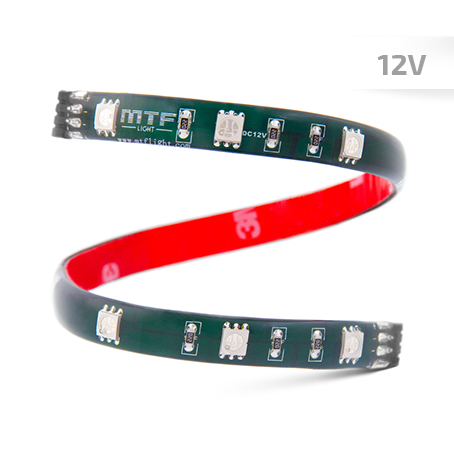 фото Лента светодиодная 30см (12-SMD 5050) 12V Green MTF 