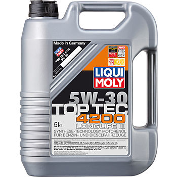 фото Моторное масло Liqui Moly Top Tec 4200 5W-30 А3/В4/С3 5л 