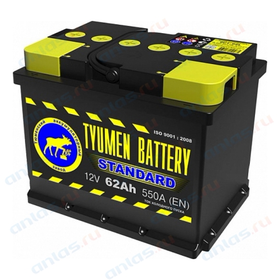 фото Аккумулятор TYUMEN BATTERY 6СТ-62/580 п.п. 