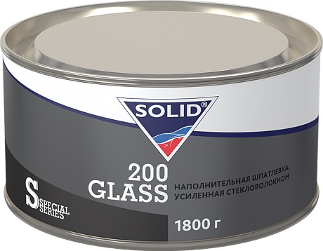 фото Шпатлевка наполнительная усиленная стекловолокном SOLID 200 Glass 1800 гр 