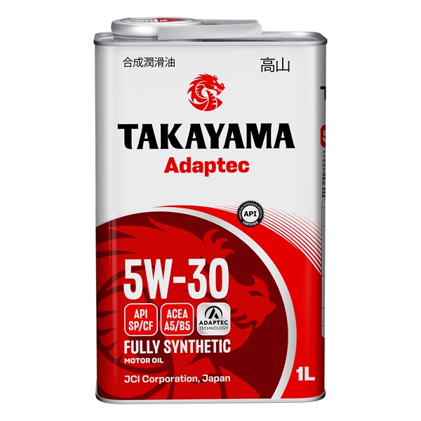 фото Моторное масло TAKAYAMA Adaptec Synt 5W-30 A5/B5 API SP/CF 1л металл 