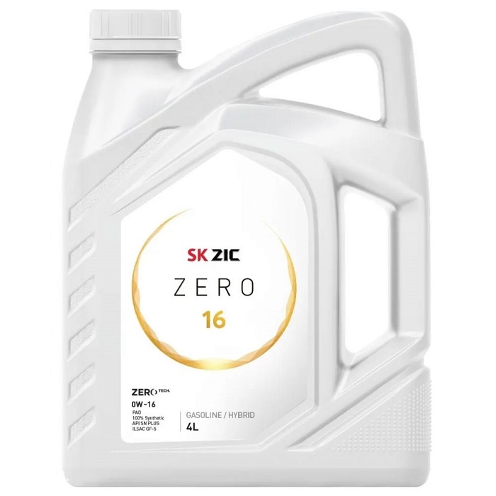 фото Моторное масло ZIC Zero 16 0W-16, 4л 