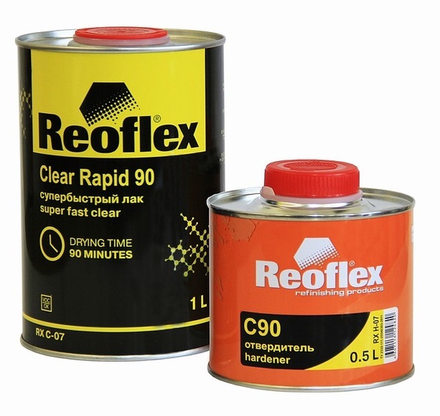 фото Лак Reoflex UHS Rapid90 2+1 RX C-07 1л+0,5л 