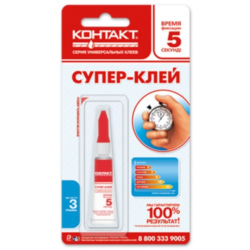 фото Контакт супер-клей 3г 