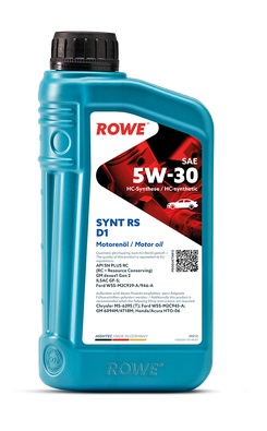 фото Моторное масло ROWE HIGHTEC SYNT RS D1 5W-30 1л. 