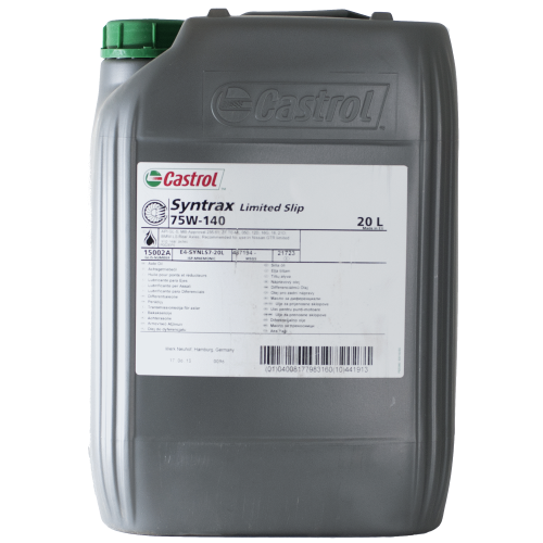 фото Трансмиссионное масло Castrol Syntrax Limited Slip 75W-140 20л. 
