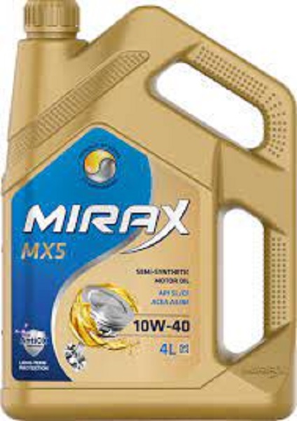 фото Моторное масло Mirax MX5 10W-40 A3/B4 SL/CF 4л 