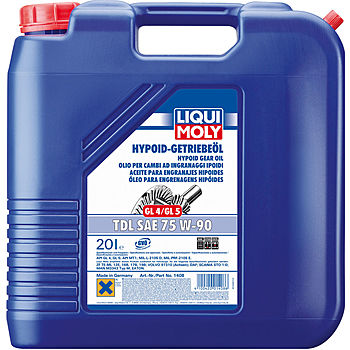 фото Трансмиссионное масло Liqui Moly Hypoid-Getriebeoil TDL 75W-90 GL4/GL5/MT1 20 л 